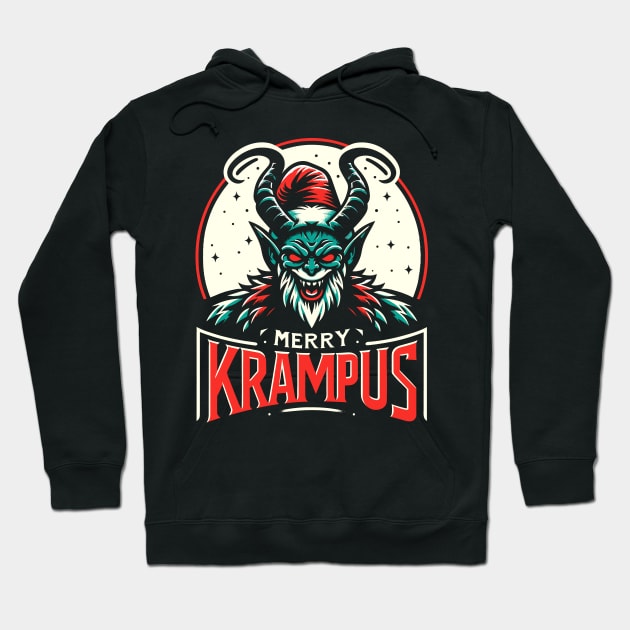 Funny Krampus Men Women Kids Merry Krampus Ugly Christmas Hoodie by KsuAnn